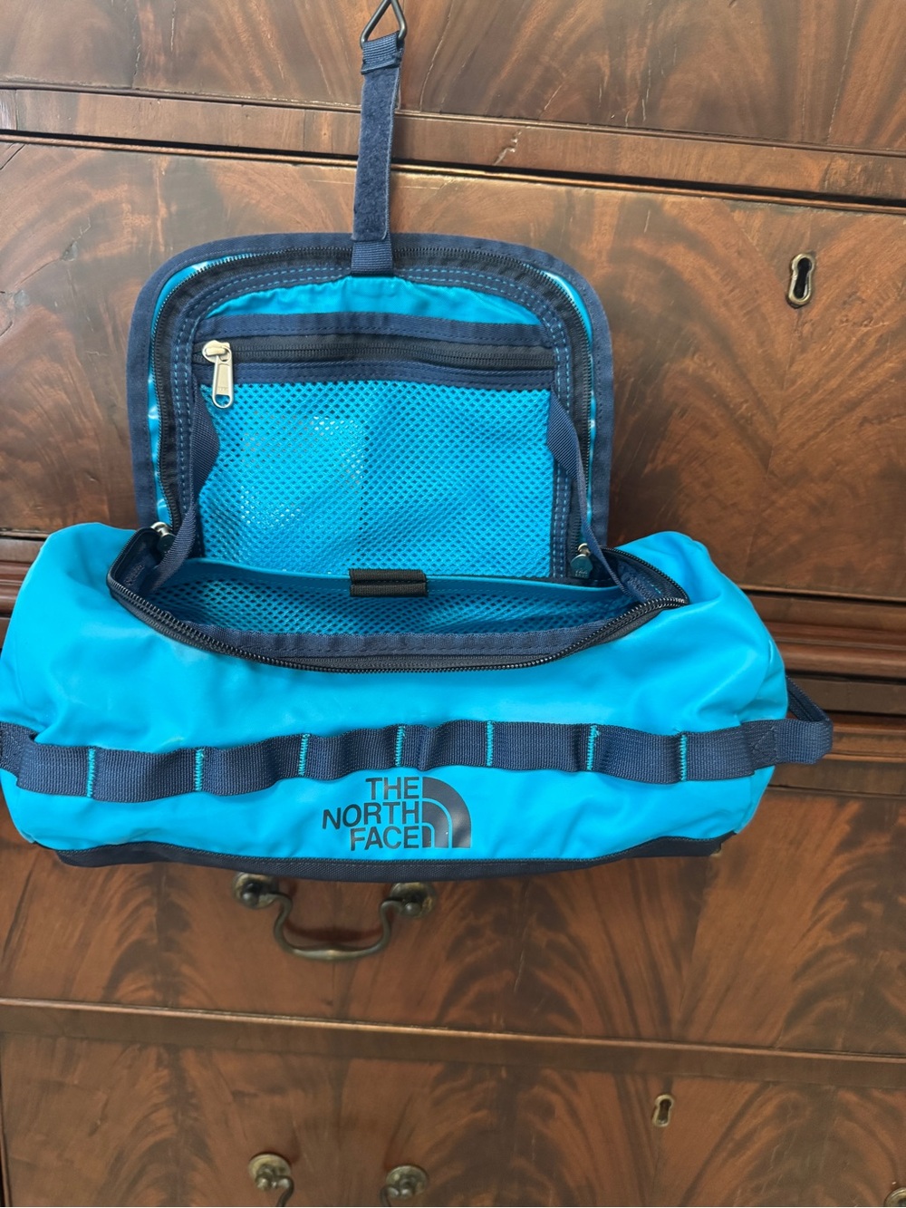 The North Face Base Camp™ Travel Canister Hanging Toiletry Bag Blue